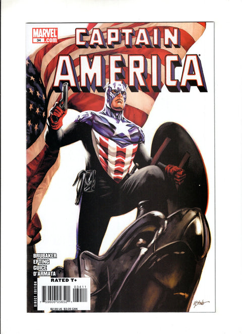 Captain America, Vol. 5 #34 (Cvr B) (2008) Steve Epting Variant B Steve Epting Variant Buy & Sell Comics Online Comic Shop Toronto Canada
