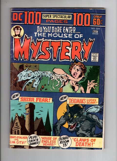 House of Mystery, Vol. 1 #224 (1974) Buy & Sell Comics Online Comic Shop Toronto Canada