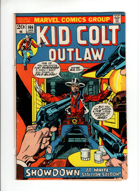 Kid Colt Outlaw #166 (1973) Buy & Sell Comics Online Comic Shop Toronto Canada