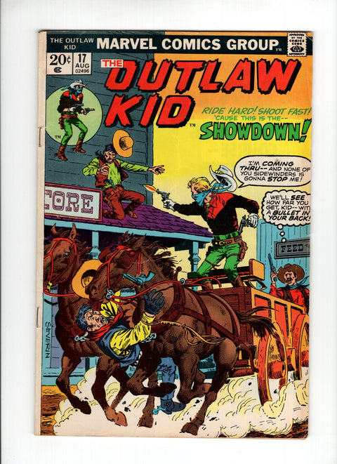The Outlaw Kid, Vol. 2 #17 (1973) Buy & Sell Comics Online Comic Shop Toronto Canada