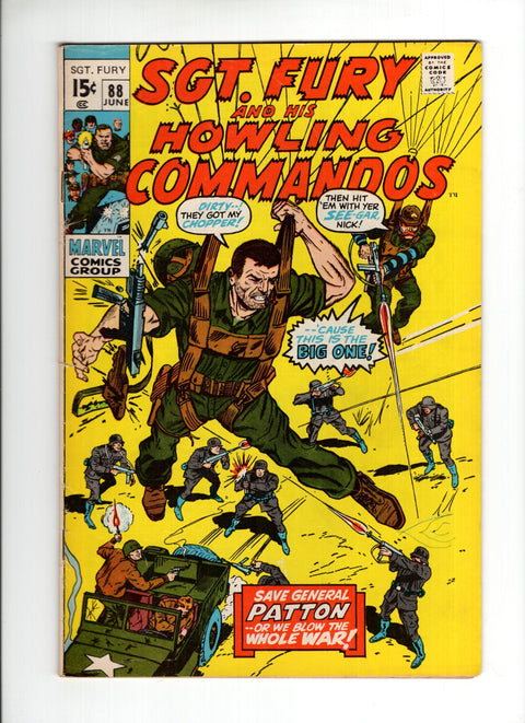 Sgt. Fury and His Howling Commandos #88 (1971) Buy & Sell Comics Online Comic Shop Toronto Canada