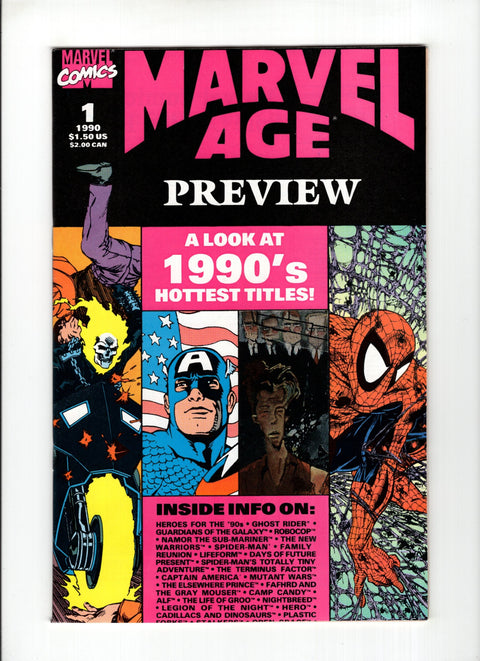 Marvel Age Preview #1 (1990) Buy & Sell Comics Online Comic Shop Toronto Canada