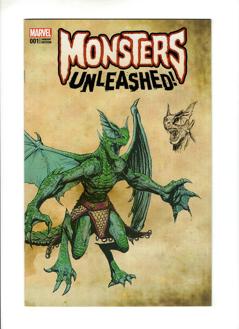 Monsters Unleashed, Vol. 2 #1 (Cvr F) (2017) Steve McNiven New Monster Slizzak Variant F Steve McNiven New Monster Slizzak Variant Buy & Sell Comics Online Comic Shop Toronto Canada