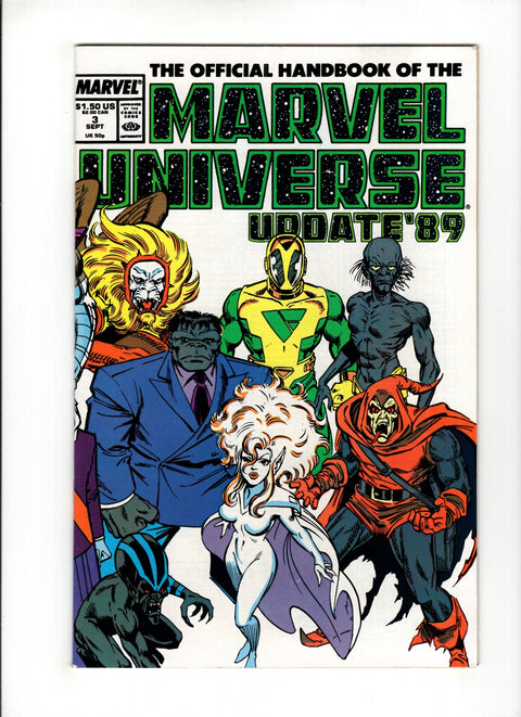 The Official Handbook of the Marvel Universe: Update '89 #3 (1989) Buy & Sell Comics Online Comic Shop Toronto Canada