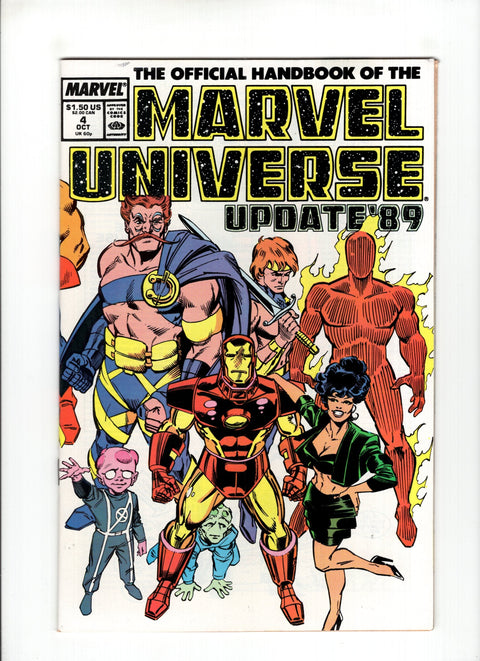 The Official Handbook of the Marvel Universe: Update '89 #4 (1989) Buy & Sell Comics Online Comic Shop Toronto Canada