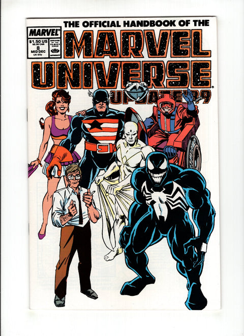 The Official Handbook of the Marvel Universe: Update '89 #8 (1989) Buy & Sell Comics Online Comic Shop Toronto Canada