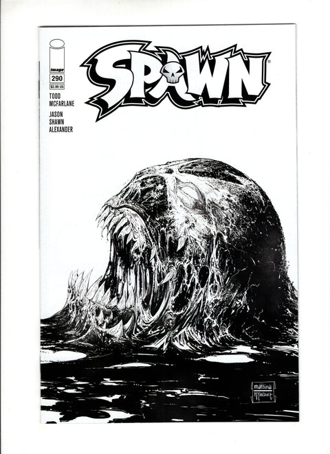 Spawn #290 (Cvr C) (2018) Variant Francesco Mattina B&W C Variant Francesco Mattina B&W Buy & Sell Comics Online Comic Shop Toronto Canada