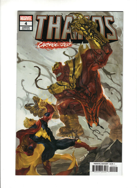 Thanos, Vol. 3 #4 (Cvr B) (2019) Variant Sunghan Yune Carnage-Ized Cover B Variant Sunghan Yune Carnage-Ized Cover Buy & Sell Comics Online Comic Shop Toronto Canada