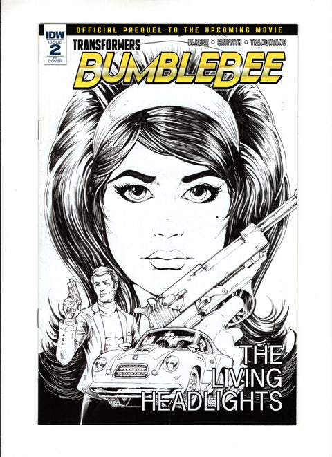 Transformers: Bumblebee Movie Prequel #2 (Cvr C) (2018) Incentive Andrew Griffith Black & White Cover C Incentive Andrew Griffith Black & White Cover Buy & Sell Comics Online Comic Shop Toronto Canada