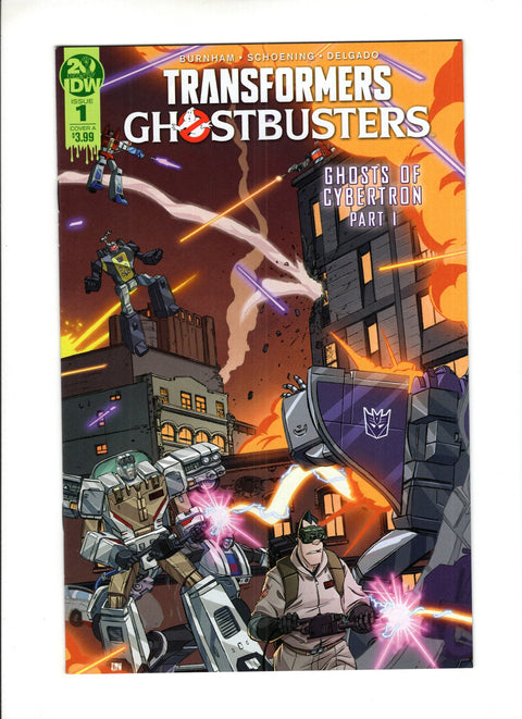 Transformers / Ghostbusters #1 (Cvr A) (2019) Dan Schoening & Luis Antonio Delgado Regular Cover A A Dan Schoening & Luis Antonio Delgado Regular Cover A Buy & Sell Comics Online Comic Shop Toronto Canada