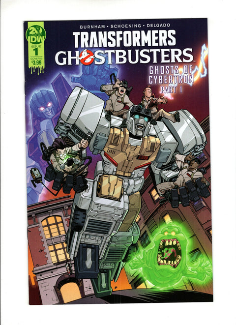 Transformers / Ghostbusters #1 (Cvr B) (2019) Nick Roche & Luis Antonio Delgado Variant Cover B B Nick Roche & Luis Antonio Delgado Variant Cover B Buy & Sell Comics Online Comic Shop Toronto Canada