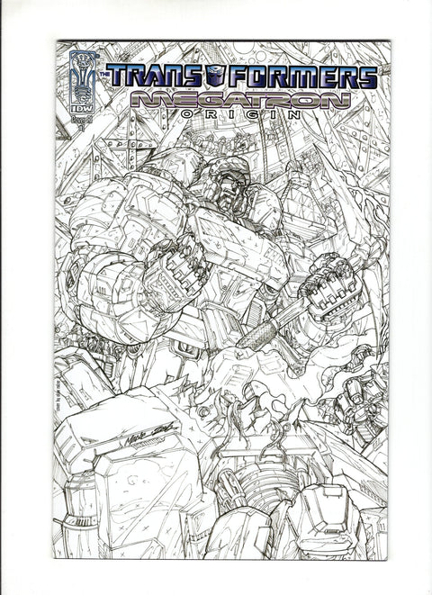 Transformers: Megatron Origin #1 (Cvr C) (2007) Alex Milne Sketch Incentive C Alex Milne Sketch Incentive Buy & Sell Comics Online Comic Shop Toronto Canada