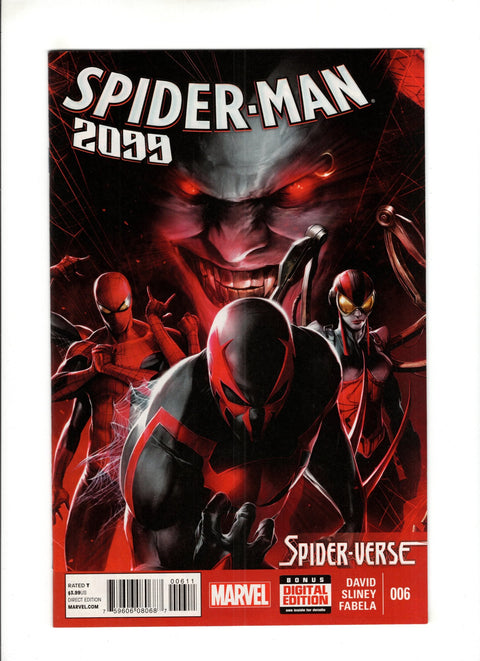 Spider-Man 2099, Vol. 3 #6 (2016) Francesco Mattina Regular Cover   Francesco Mattina Regular Cover  Buy & Sell Comics Online Comic Shop Toronto Canada