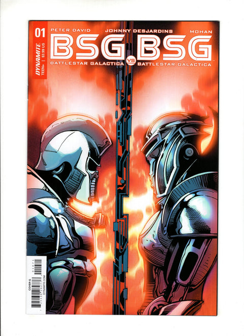 BSG vs. BSG #1 (Cvr G) (2018) Roberto Castro & Alex 'Alex Guim' Guimaraes Cylon Profile Split Color Variant Cover G G Roberto Castro & Alex 'Alex Guim' Guimaraes Cylon Profile Split Color Variant Cover G Buy & Sell Comics Online Comic Shop Toronto Canada