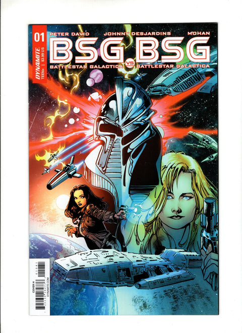 BSG vs. BSG #1 (Cvr H) (2018) Roberto Castro & Alex 'Alex Guim' Guimaraes Cylon Front Split Color Variant Cover H H Roberto Castro & Alex 'Alex Guim' Guimaraes Cylon Front Split Color Variant Cover H Buy & Sell Comics Online Comic Shop Toronto Canada