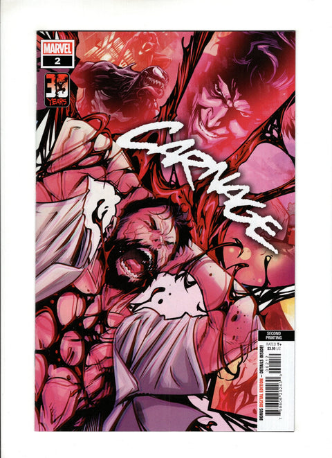 Carnage, Vol. 3 #2 (2022) 2nd Printing Francesco Manna 2nd Printing Francesco Manna Buy & Sell Comics Online Comic Shop Toronto Canada