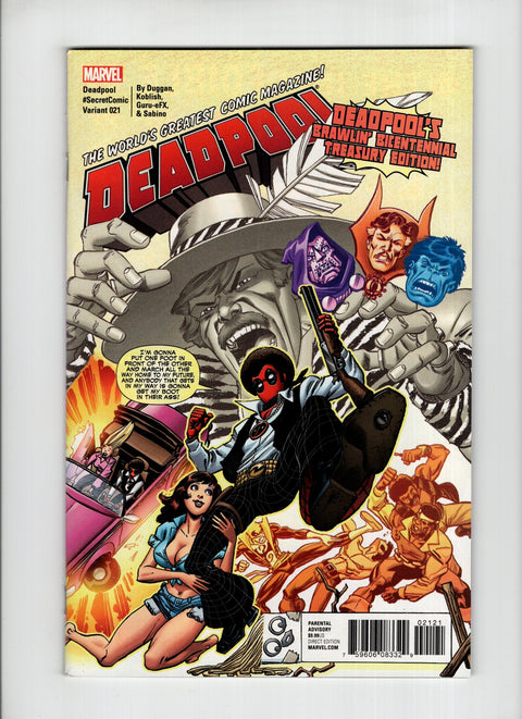 Deadpool, Vol. 5 #21 (Cvr B) (2016) Scott Koblish Secret Comic Cover  B Scott Koblish Secret Comic Cover  Buy & Sell Comics Online Comic Shop Toronto Canada