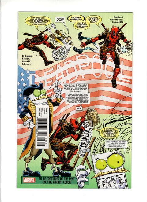 Deadpool, Vol. 5 #6 (Cvr B) (2016) Scott Koblish Secret Comic Cover  B Scott Koblish Secret Comic Cover  Buy & Sell Comics Online Comic Shop Toronto Canada