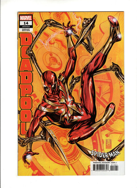 Deadpool, Vol. 6 #14 (Cvr B) (2019) Variant Mark Brooks Spider-Man Fantastic Four Suit Cover  B Variant Mark Brooks Spider-Man Fantastic Four Suit Cover  Buy & Sell Comics Online Comic Shop Toronto Canada