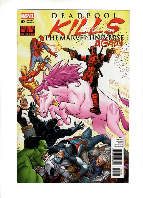 Deadpool Kills The Marvel Universe Again #2 (Cvr B) (2017) Salvador Espin Variant B Salvador Espin Variant Buy & Sell Comics Online Comic Shop Toronto Canada