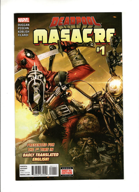 Deadpool: Masacre #1 (2016) Buy & Sell Comics Online Comic Shop Toronto Canada