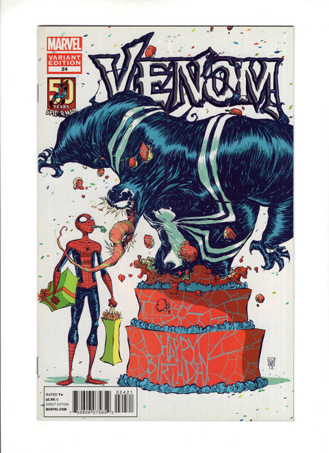 Venom, Vol. 2 #24 (Cvr B) (2012) Skottie Young Amazing Spider-Man 50th Anniversary Variant  B Skottie Young Amazing Spider-Man 50th Anniversary Variant  Buy & Sell Comics Online Comic Shop Toronto Canada