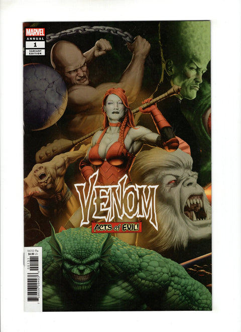 Venom, Vol. 4 Annual - Venom vs Lady Hellbender #1 (Cvr C) (2018) John Tyler Christopher Variant Connecting Cover C John Tyler Christopher Variant Connecting Cover Buy & Sell Comics Online Comic Shop Toronto Canada