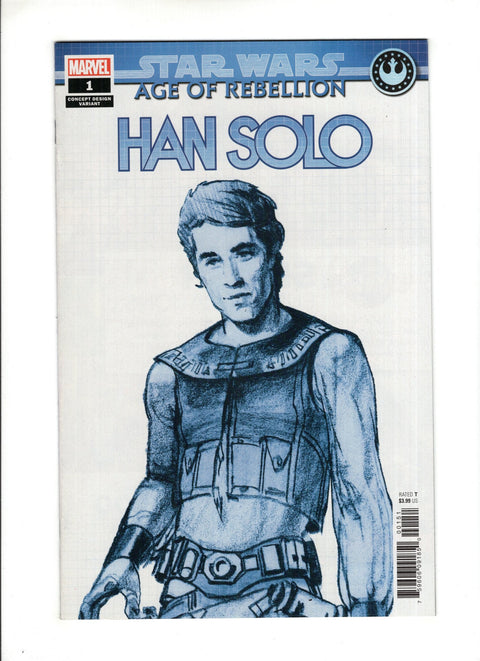 Star Wars: Age of Rebellion - Han Solo #1 (Cvr E) (2019) Ralph McQuarrie Concept Design Variant E Ralph McQuarrie Concept Design Variant Buy & Sell Comics Online Comic Shop Toronto Canada