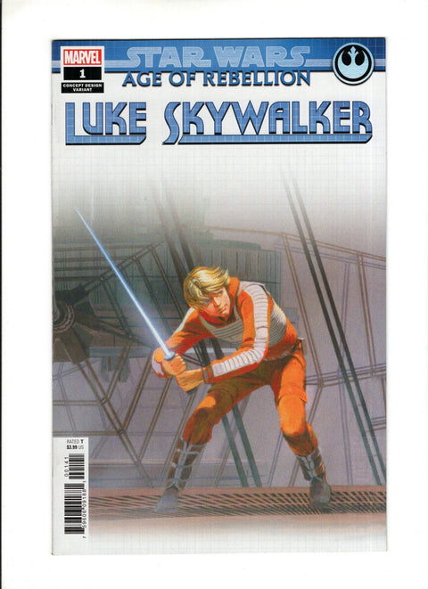 Star Wars: Age of Rebellion - Luke Skywalker #1 (Cvr D) (2019) Ralph McQuarrie Concept Design Variant D Ralph McQuarrie Concept Design Variant Buy & Sell Comics Online Comic Shop Toronto Canada