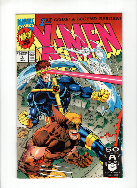 X-Men, Vol. 1 #1 (Cvr C) (1991) Cyclops, Iceman & Wolverine Connecting Variant  C Cyclops, Iceman & Wolverine Connecting Variant  Buy & Sell Comics Online Comic Shop Toronto Canada