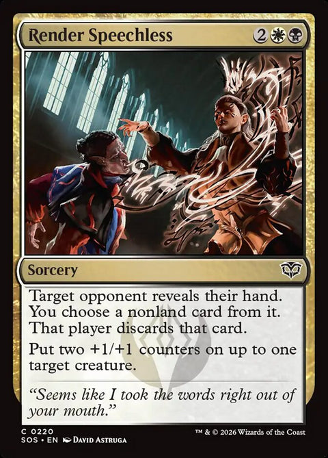 Render Speechless (Foil)