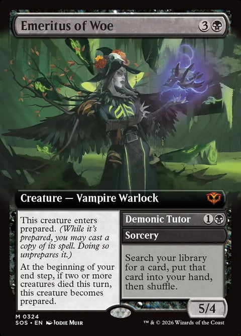 Emeritus of Woe // Demonic Tutor (Foil)