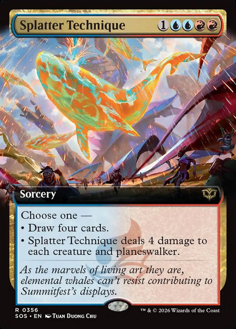 Splatter Technique (Foil)