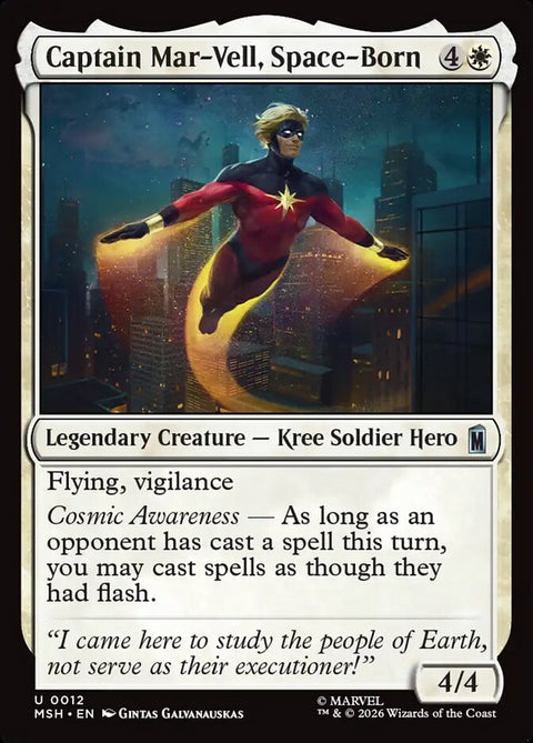 Captain Mar-Vell, Space-Born (Foil)