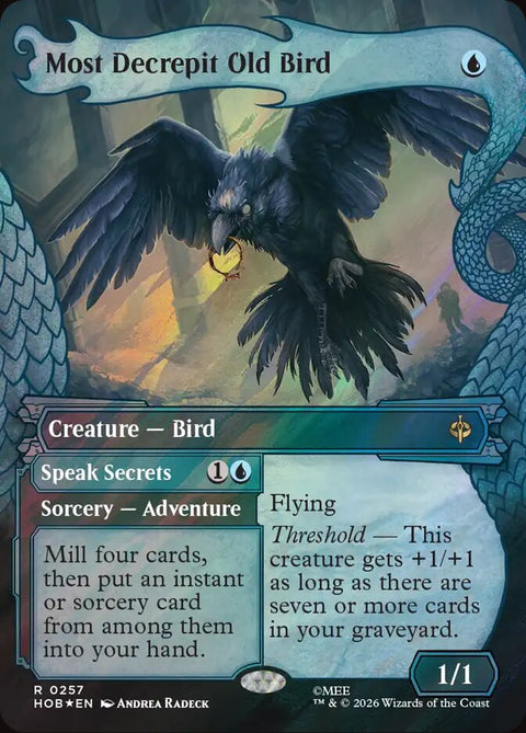 Most Decrepit Old Bird // Speak Secrets (Foil)