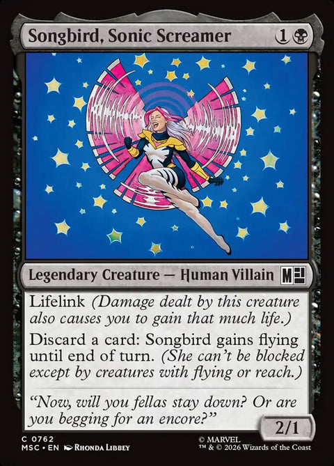Songbird, Sonic Screamer (Foil)