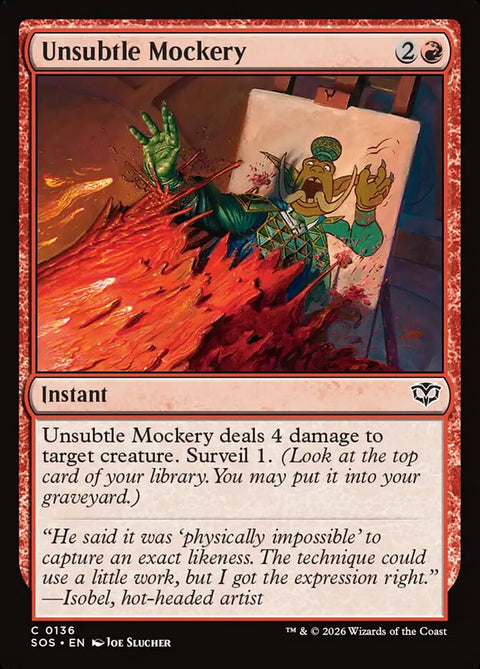 Unsubtle Mockery (Foil)