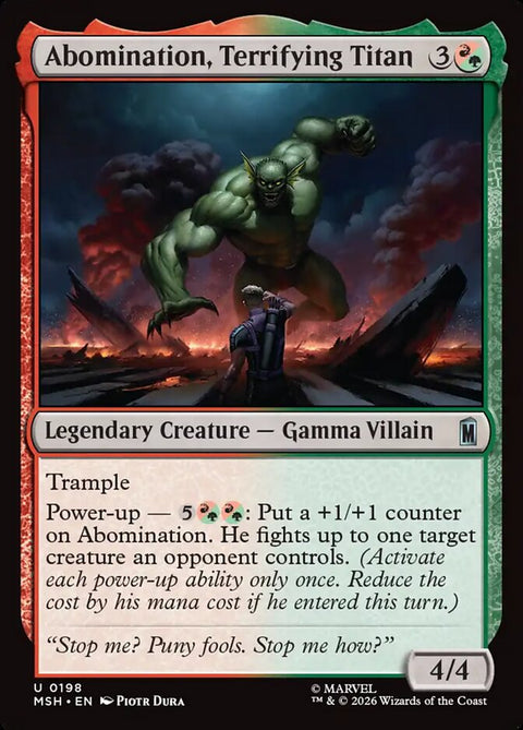 Abomination, Terrifying Titan (Foil)