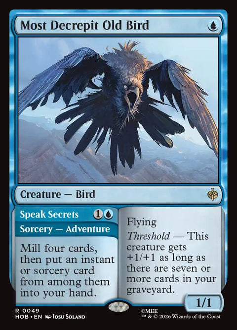 Most Decrepit Old Bird // Speak Secrets (Foil)