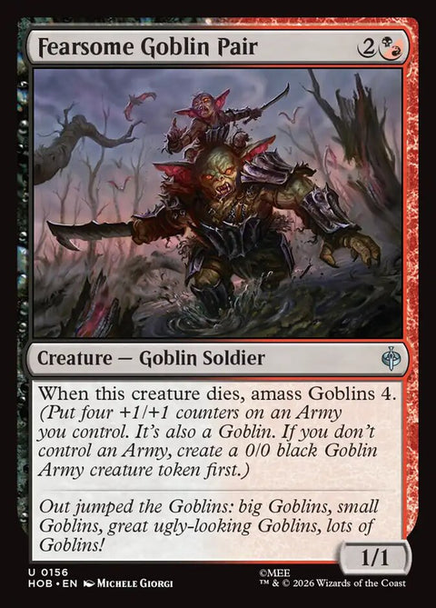 Fearsome Goblin Pair (Foil)