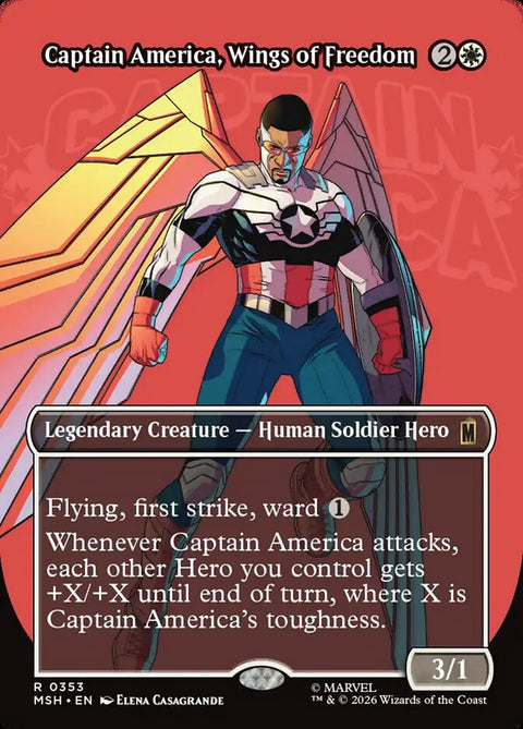 Captain America, Wings of Freedom (Foil)