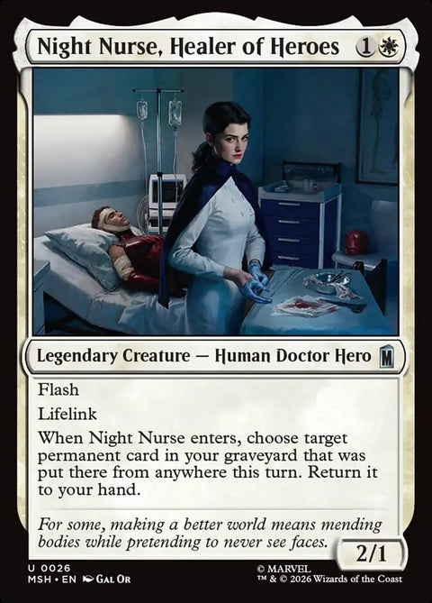 Night Nurse, Healer of Heroes (Foil)