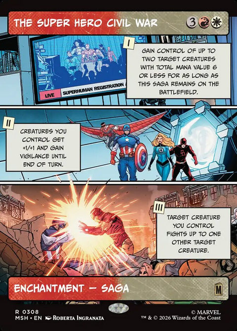 The Super Hero Civil War (Foil)