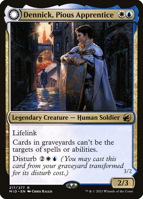 Dennick, Pious Apprentice // Dennick, Pious Apparition (Foil)