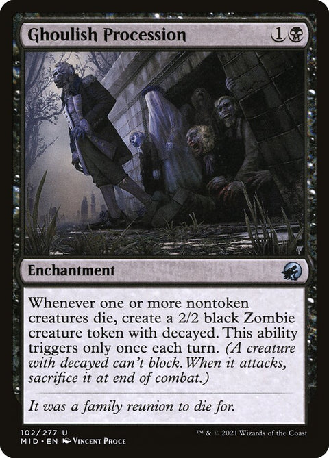Ghoulish Procession (Foil)