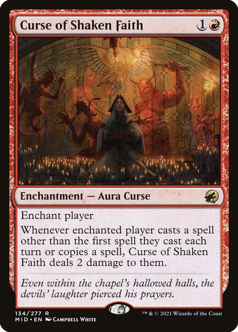 Curse of Shaken Faith (Foil)