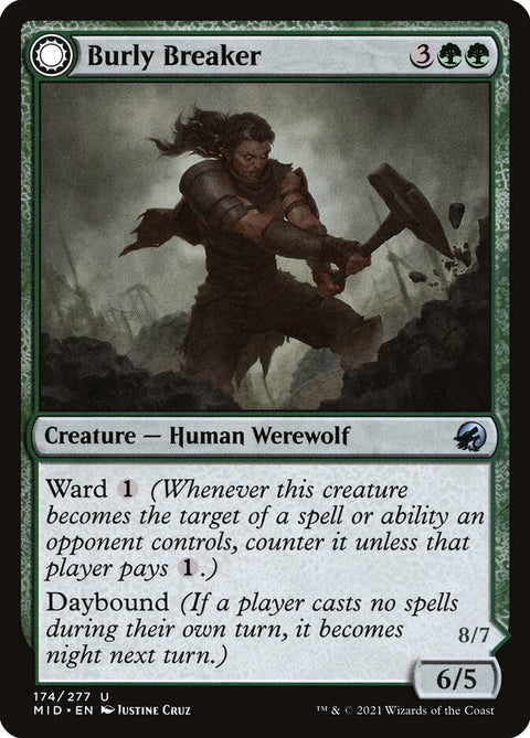 Burly Breaker // Dire-Strain Demolisher (Foil)
