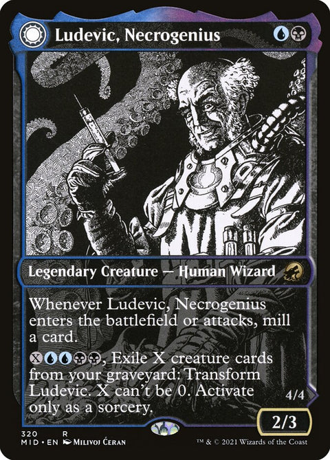 Ludevic, Necrogenius // Olag, Ludevic's Hubris (Foil)