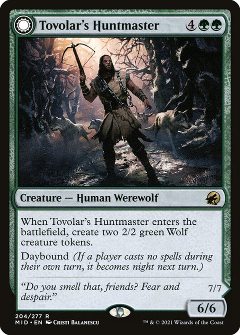 Tovolar's Huntmaster // Tovolar's Packleader (Foil)
