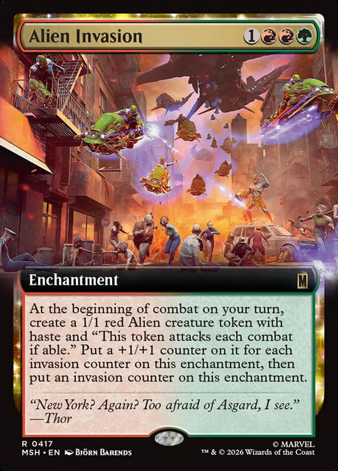 Alien Invasion (Foil)